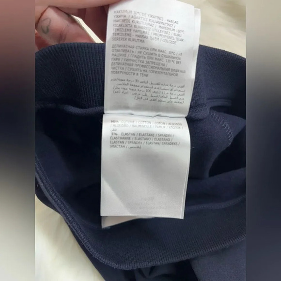 NEW Moncler toddler jogger pants in navy size 2 unisex - Picture 7 of 9